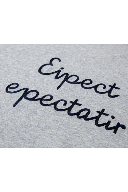 Simple Style Letter Embroidered Sweatshirt