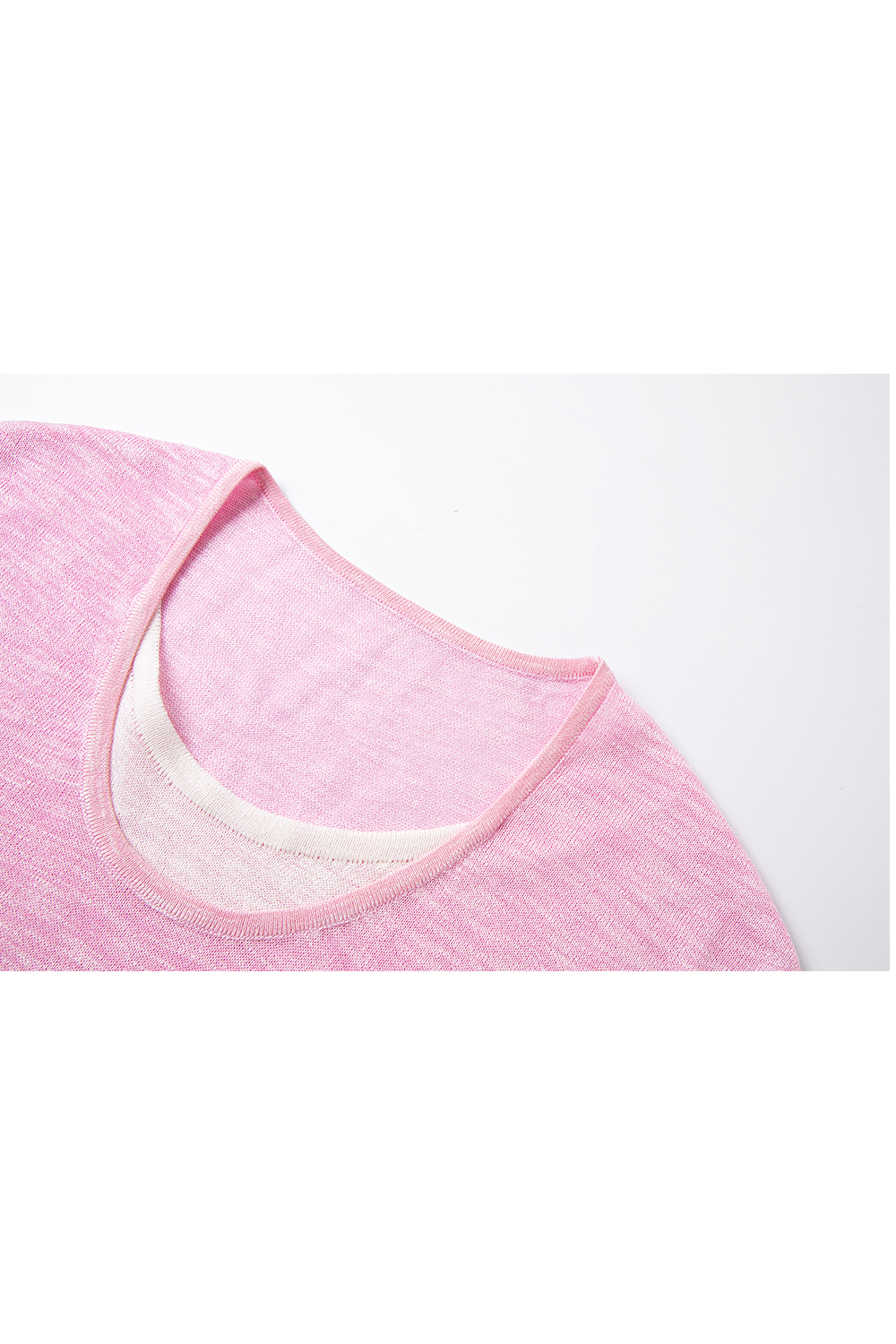 Fake Two-Piece Straight Knit Sweater