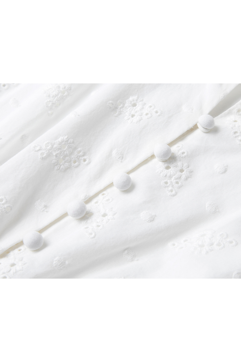 White Broderie Anglaise Dress