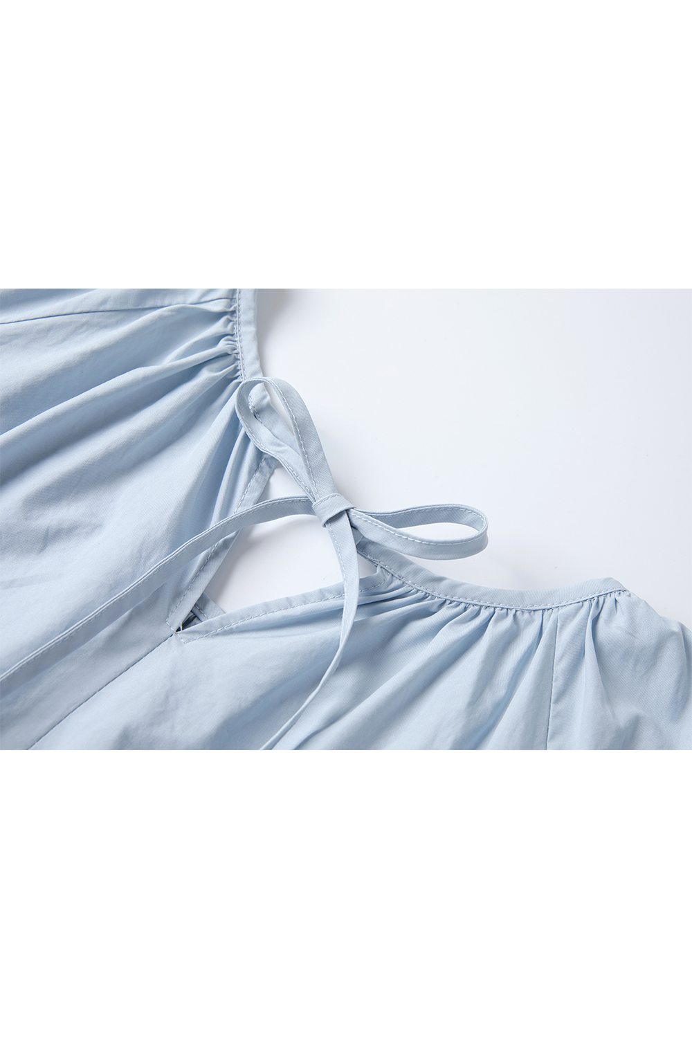 100% Cotton Loose Round Neck Dress