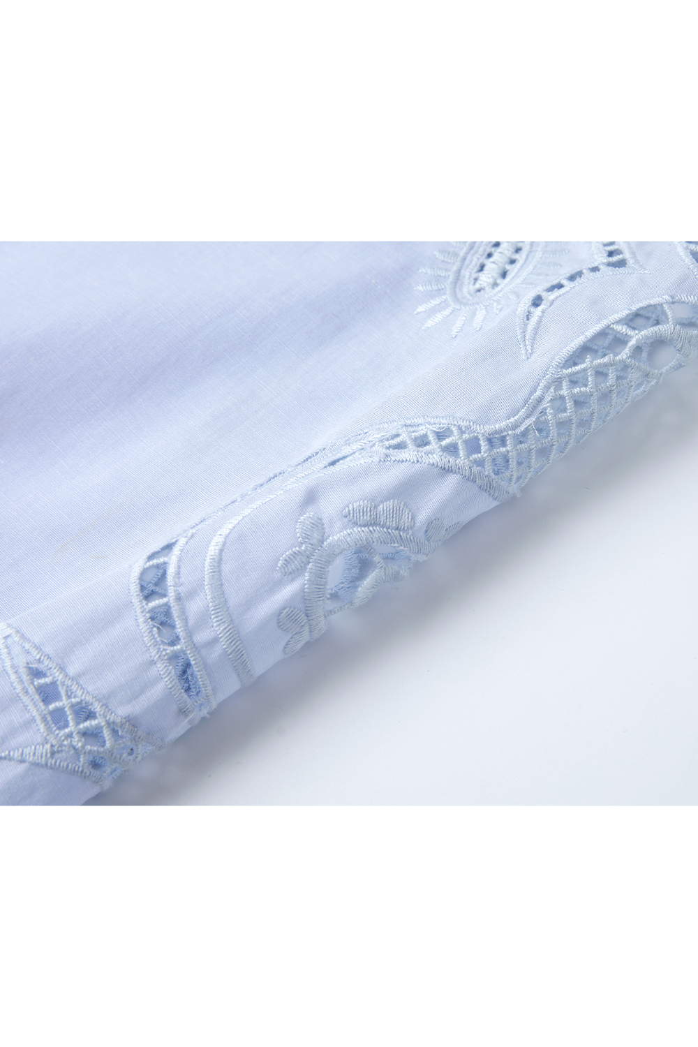 French Hollow Embroidered Shirt