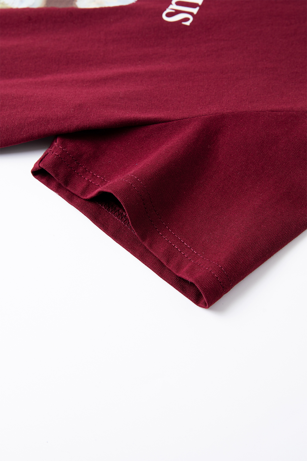Round Neck Printed Loose T-Shirt