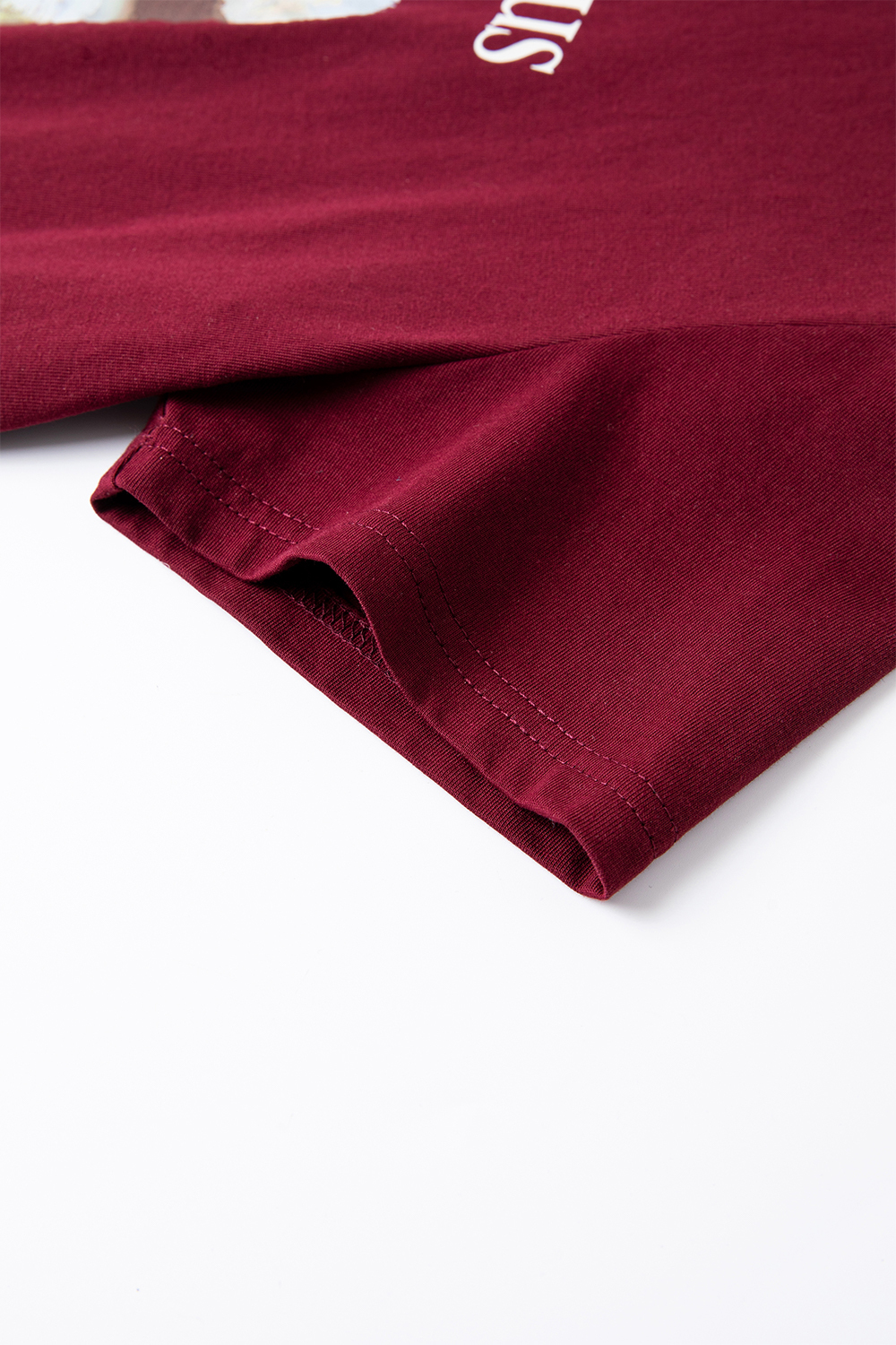 Round Neck Printed Loose T-Shirt