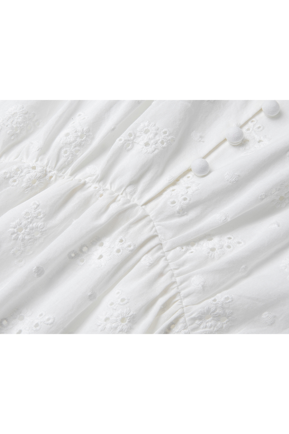 White Broderie Anglaise Dress