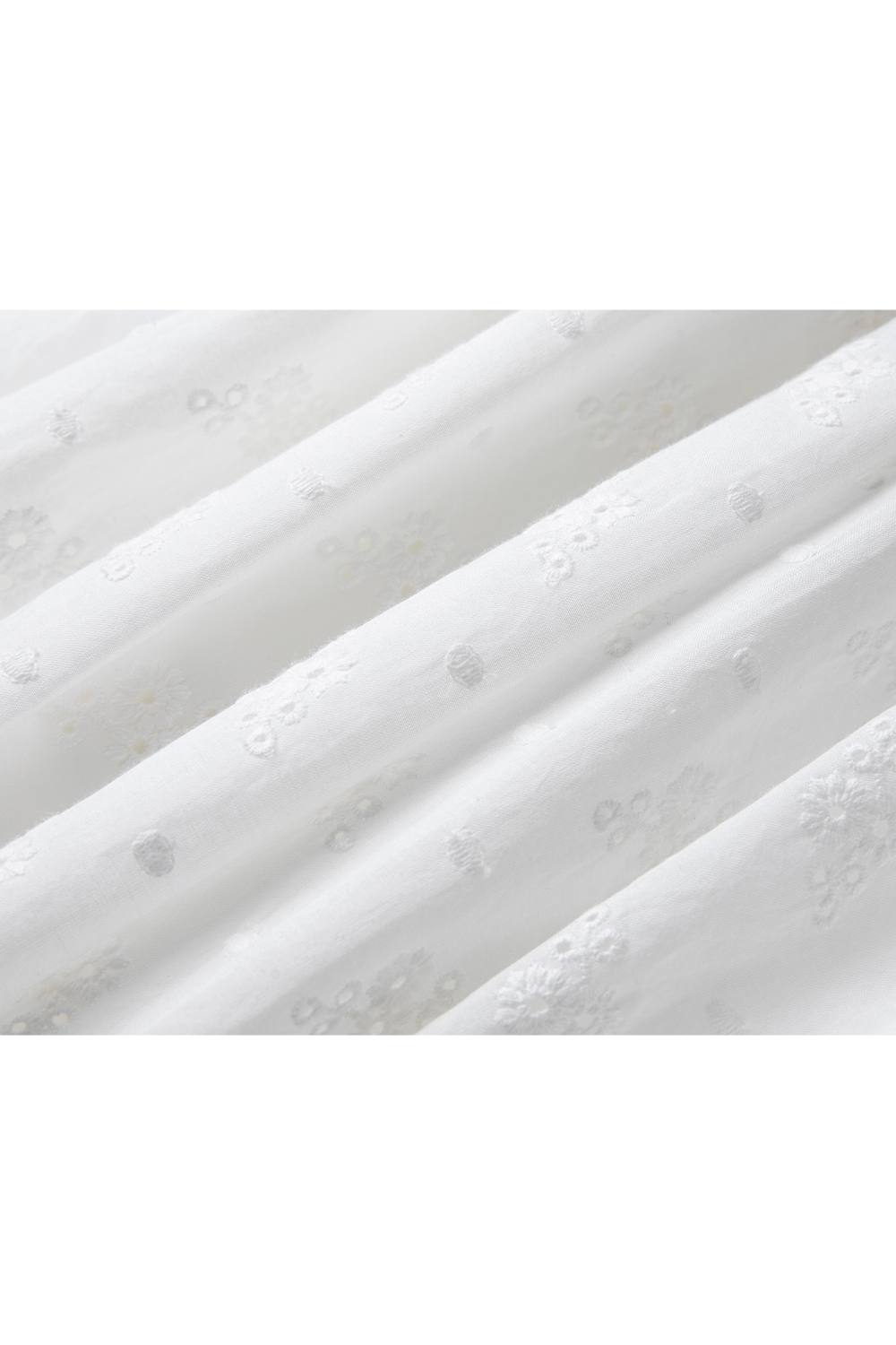 White Broderie Anglaise Dress