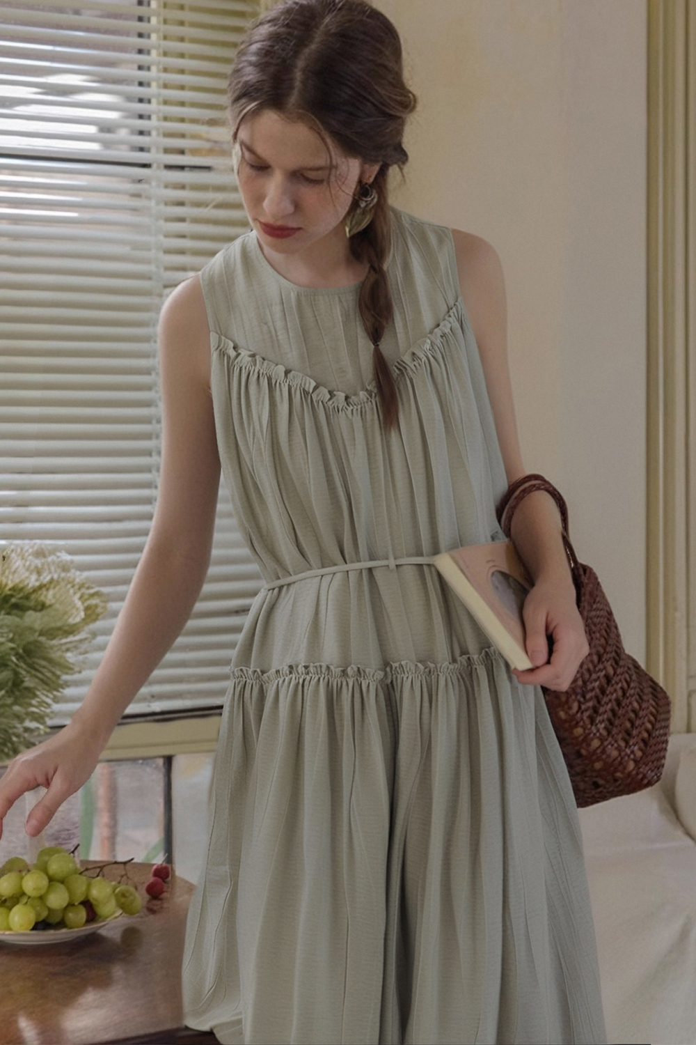 Ruffled Vintage Dress
