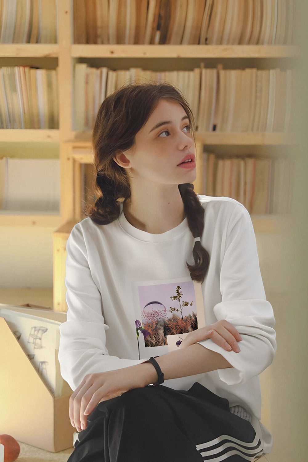 Landscape Printed Cotton T-Shirt