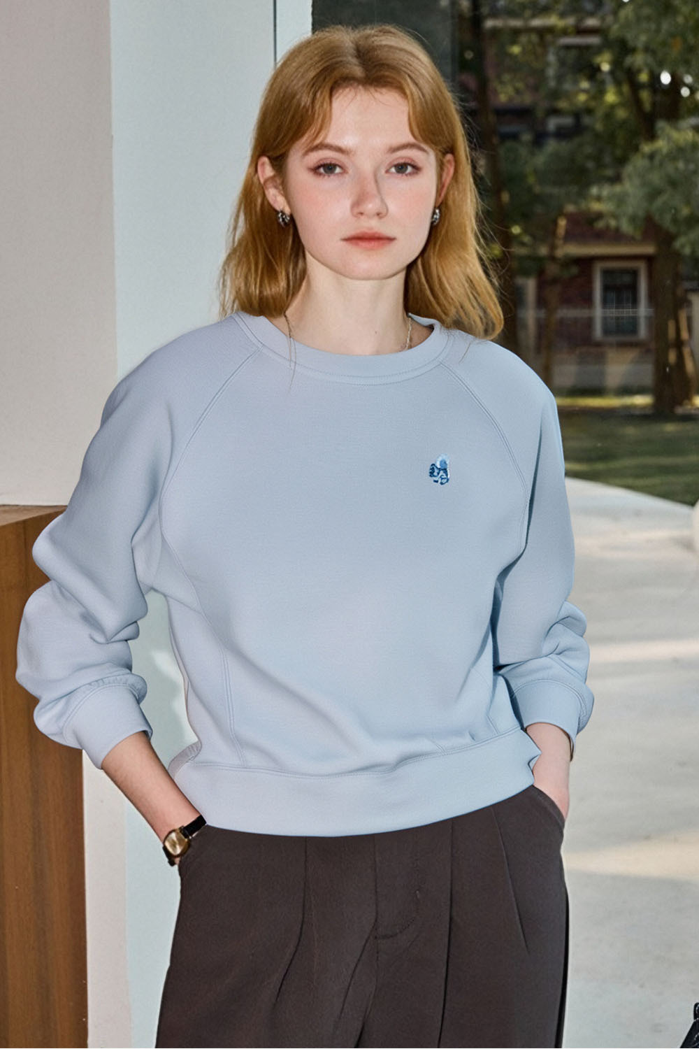 Breathable Texture Sweatshirt