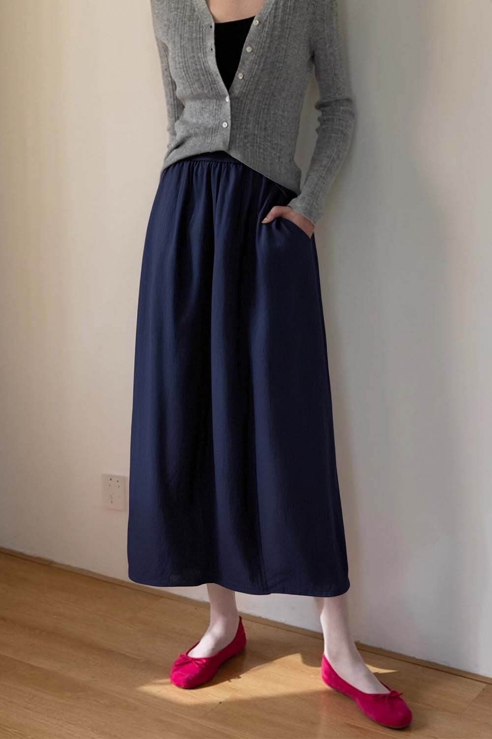 Fashion Casual Flower Bud Skirt