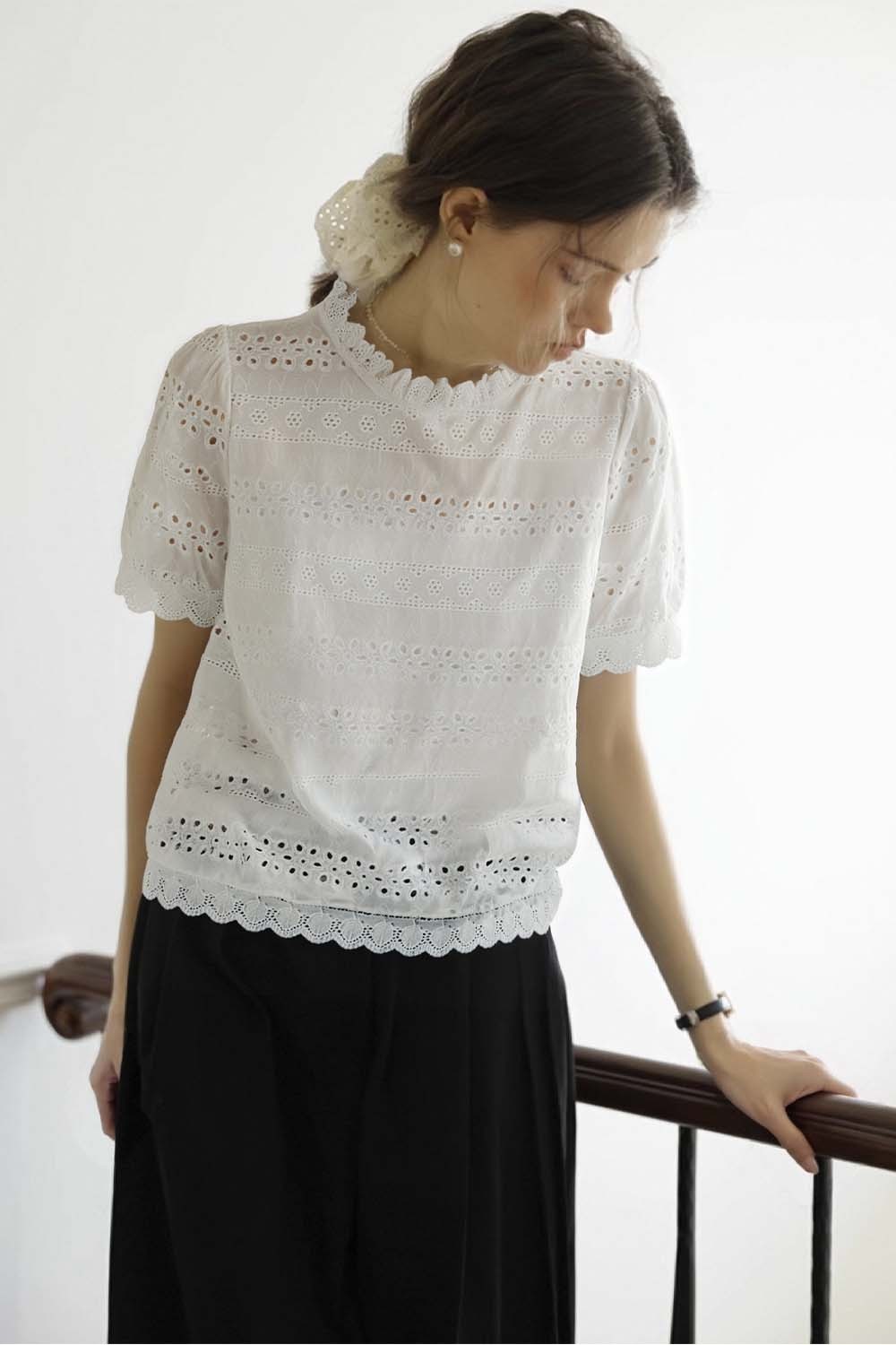 100% Cotton Embroidered Casual Shirt