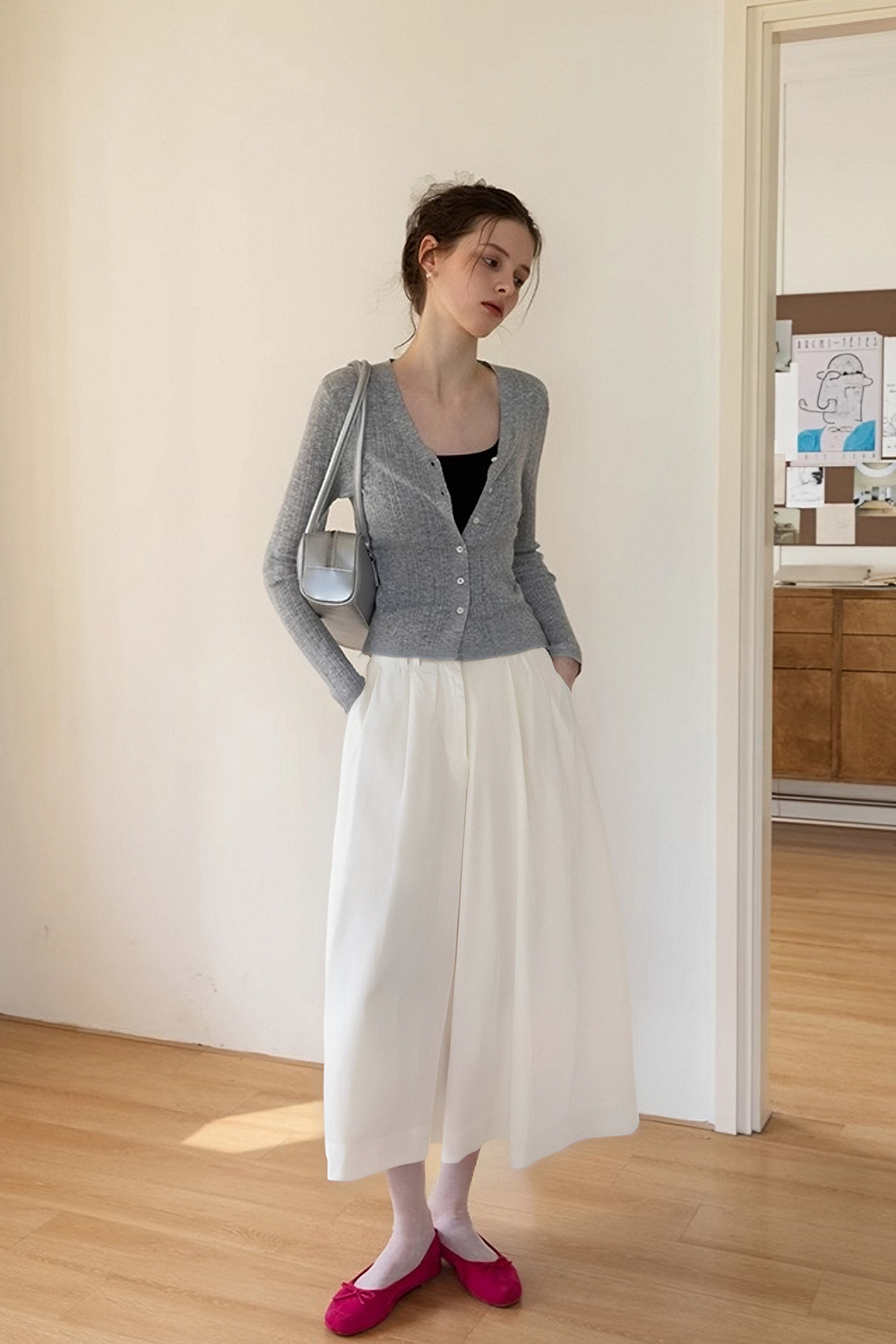 100% Cotton Loose Skirt Pants