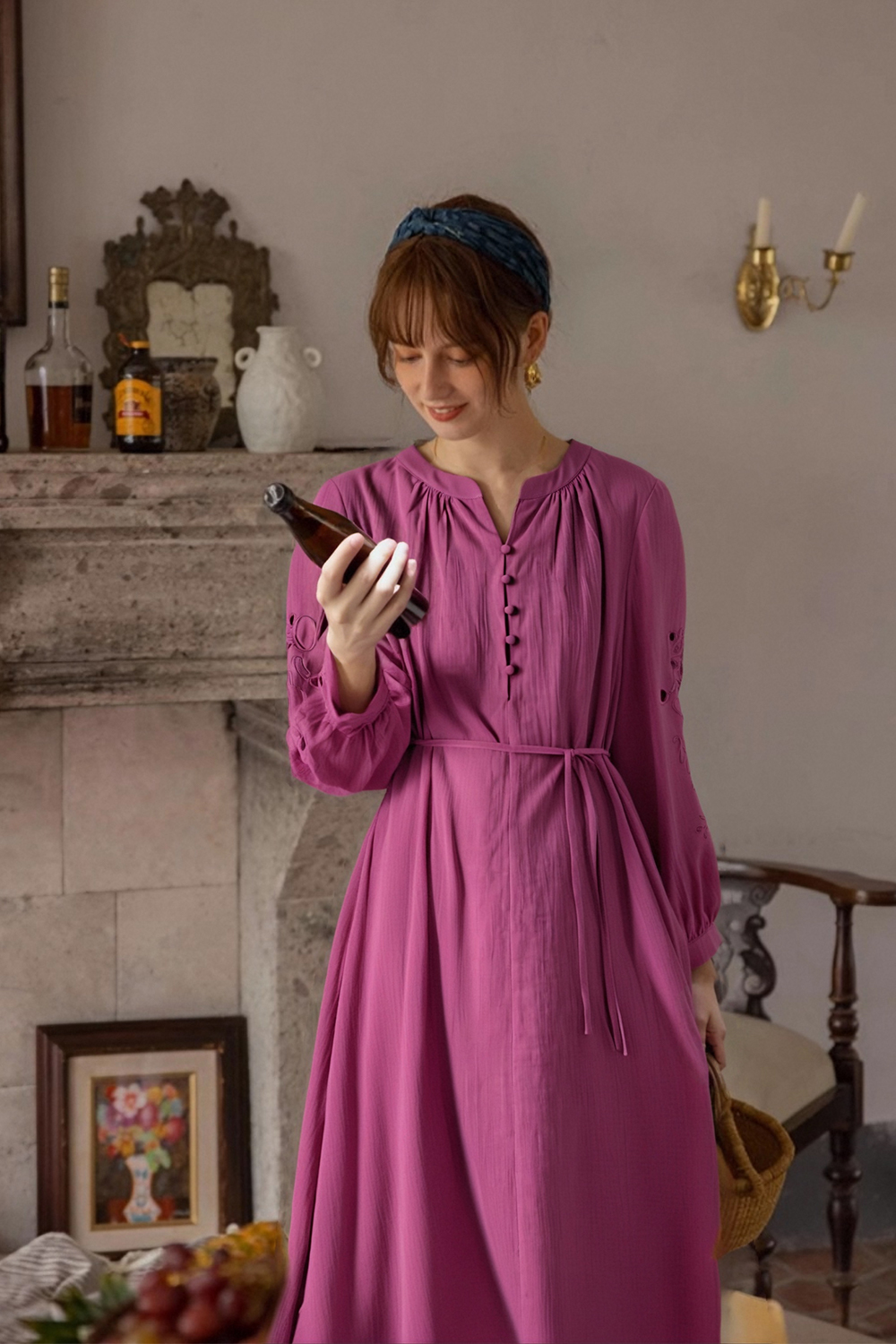 Bohemian Embroidered Dress