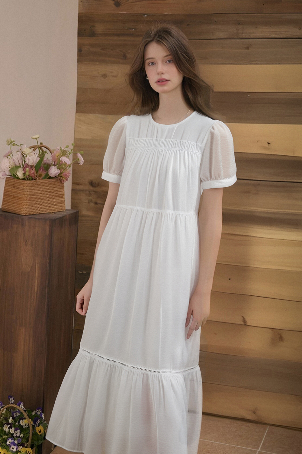 Solid Color Casual Loose Dress