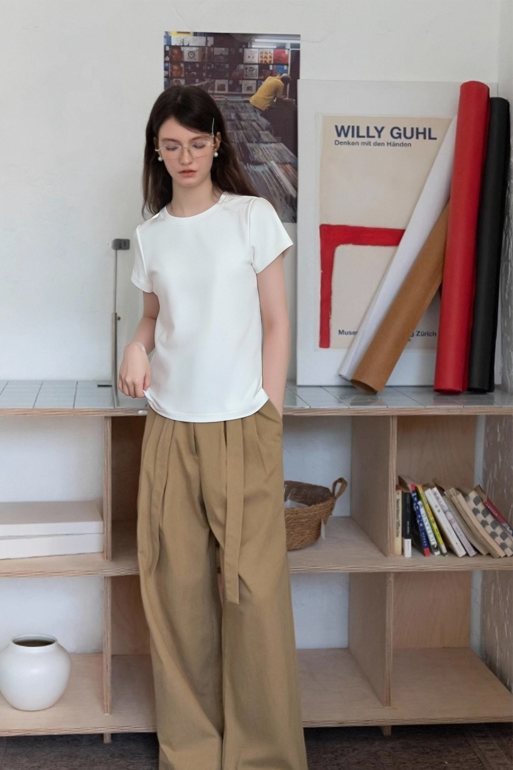 Modern Casual White T-Shirt