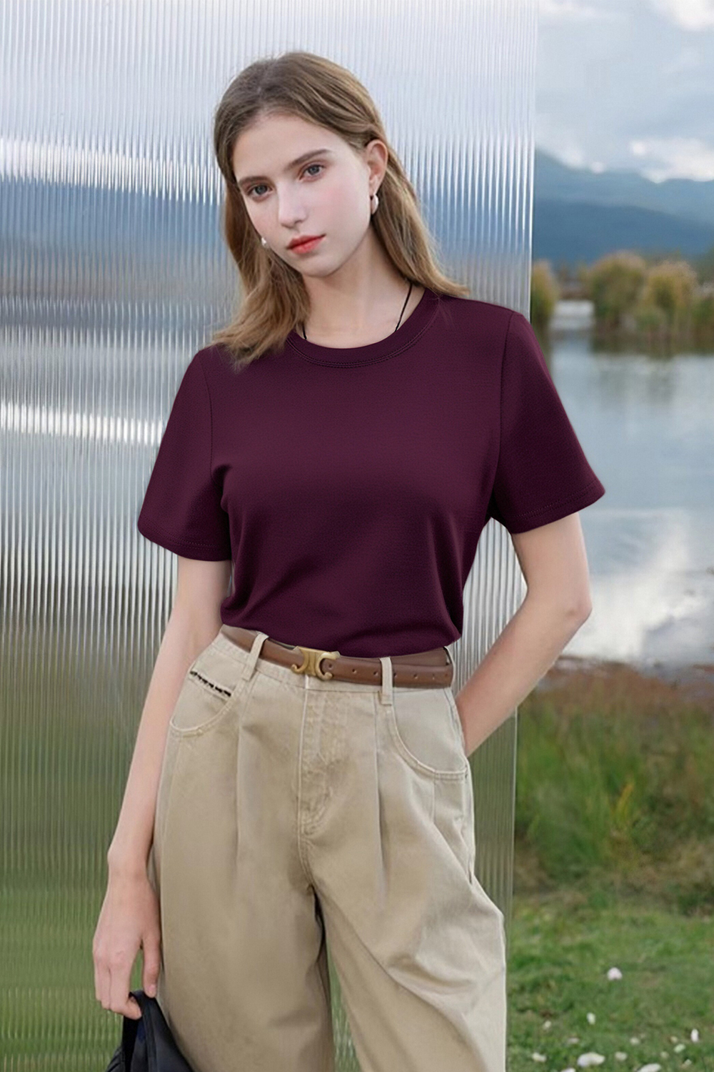 Modern Casual White T-Shirt