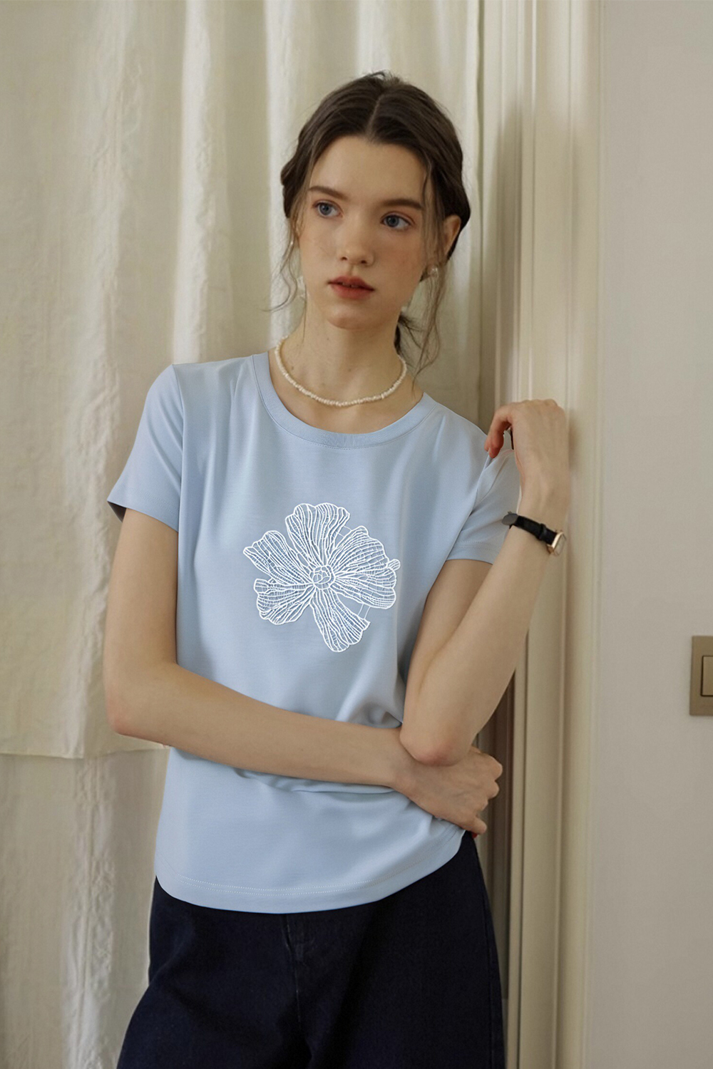 Lace Flower T-Shirt