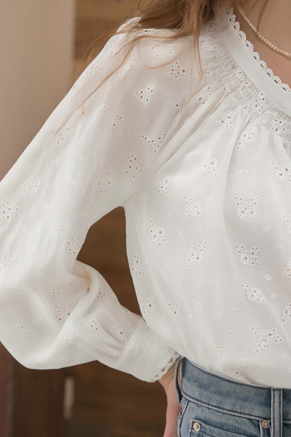 Cotton Embroidered Shirt