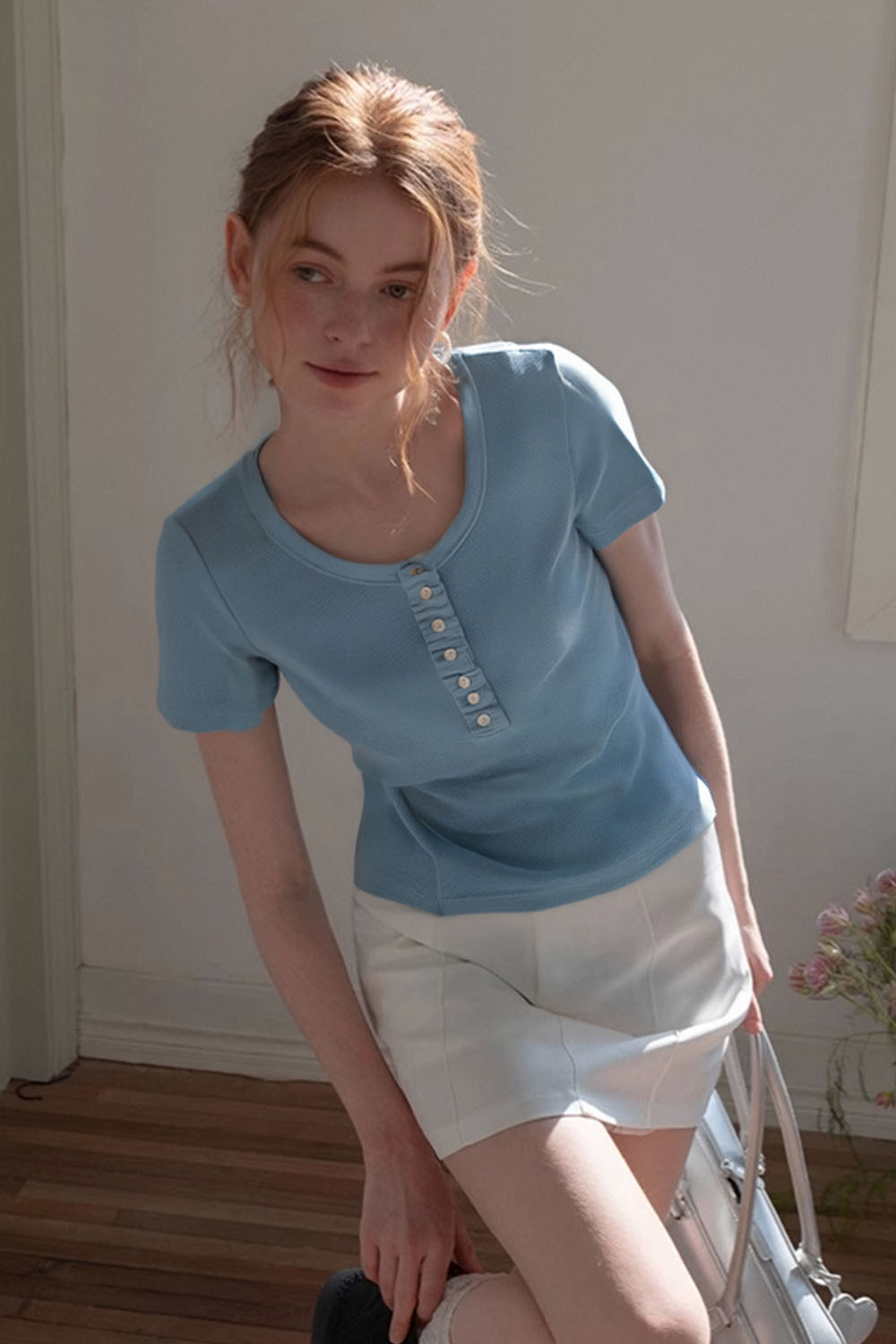 Fashion Casual Straight T-Shirt