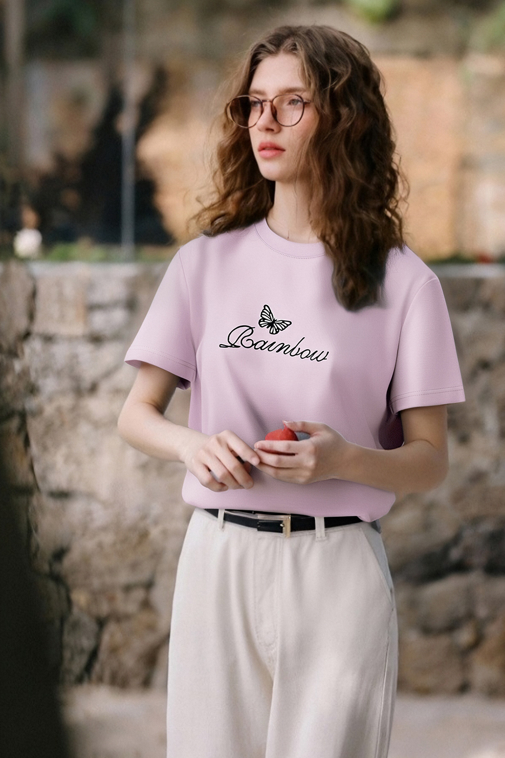 Exquisite Butterfly Embroidered T-Shirt