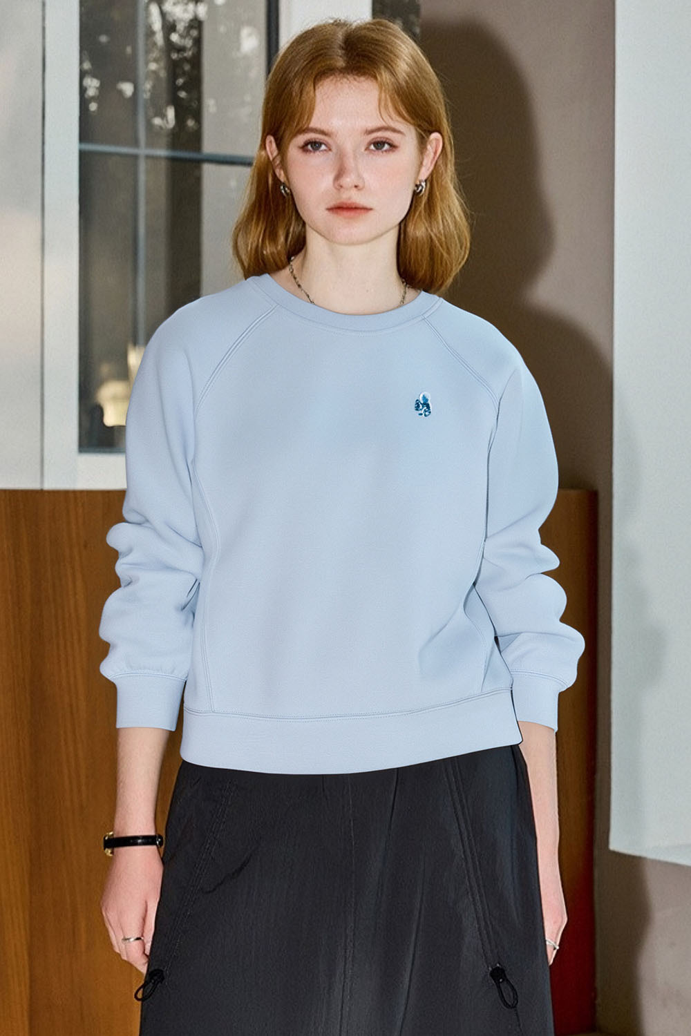 Breathable Texture Sweatshirt