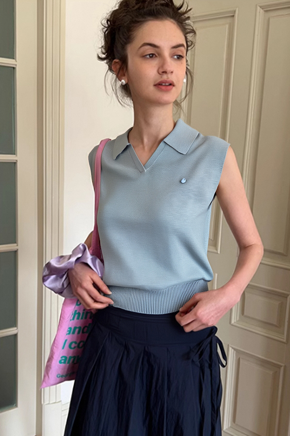 Casual Sleeveless Sweater