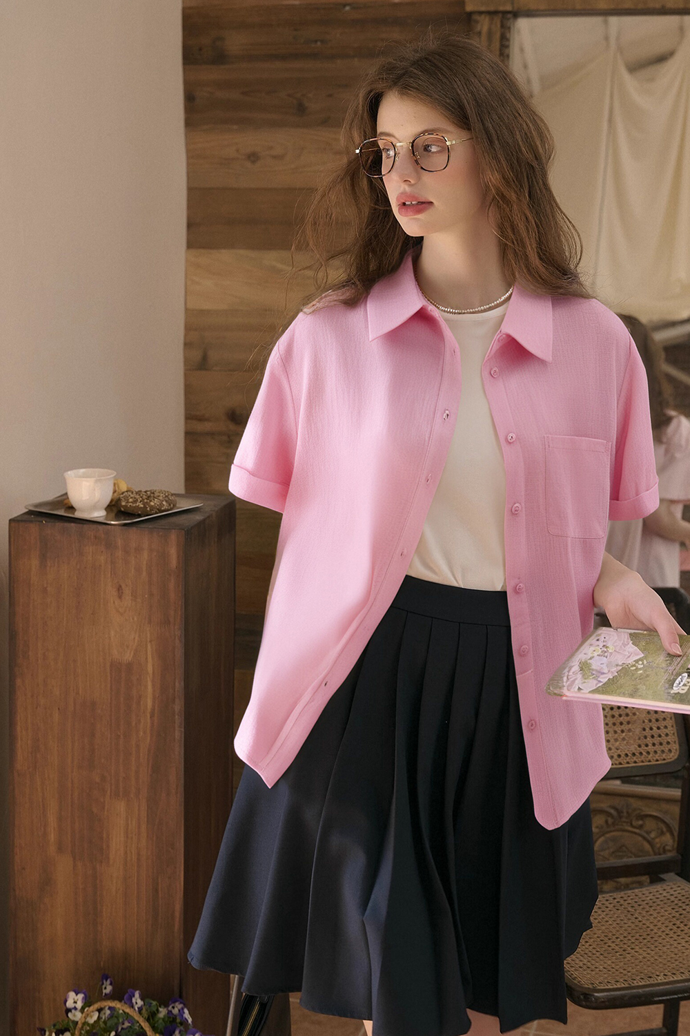 Casual And Elegant Cotton And Linen Shirt
