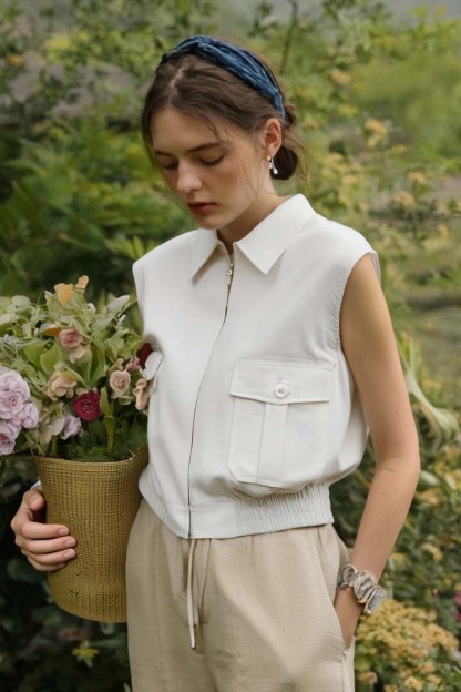 Simple Sleeveless Shirt