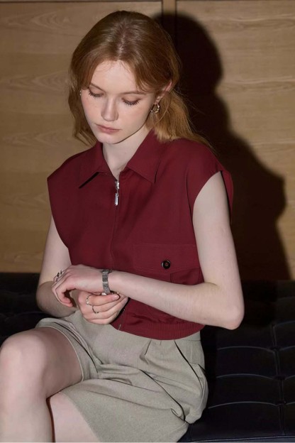 Simple Sleeveless Shirt