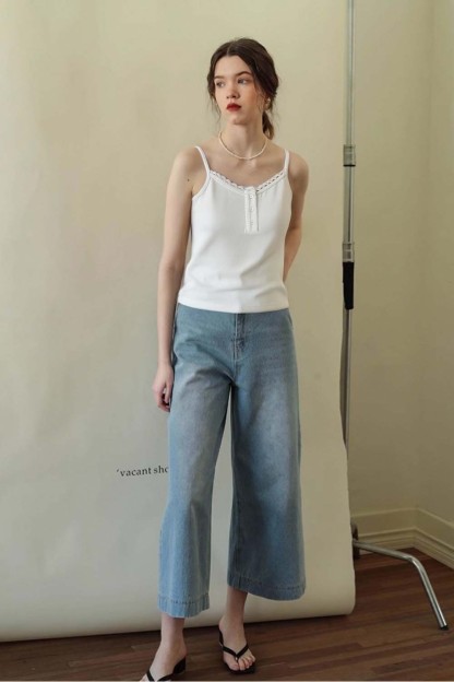 Lace Knitted Suspenders