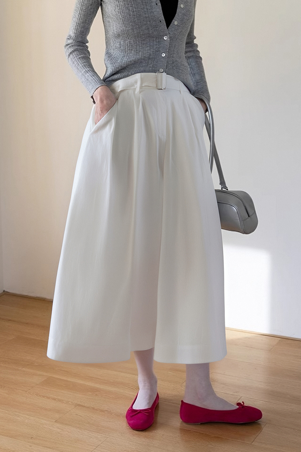 100% Cotton Loose Skirt Pants