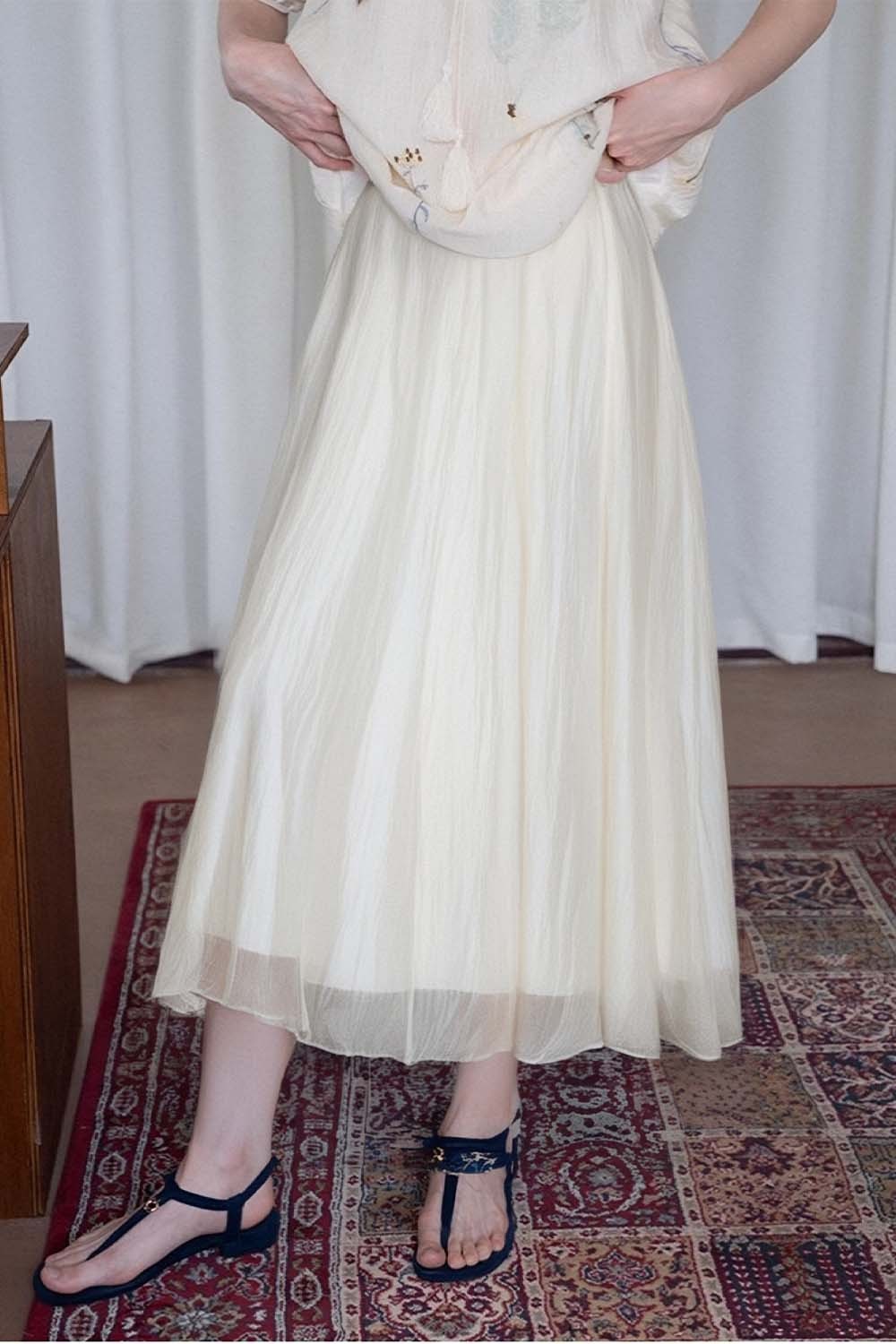 Tencel Ballet Skirt With Long Skirt