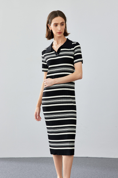 Long Striped Dress