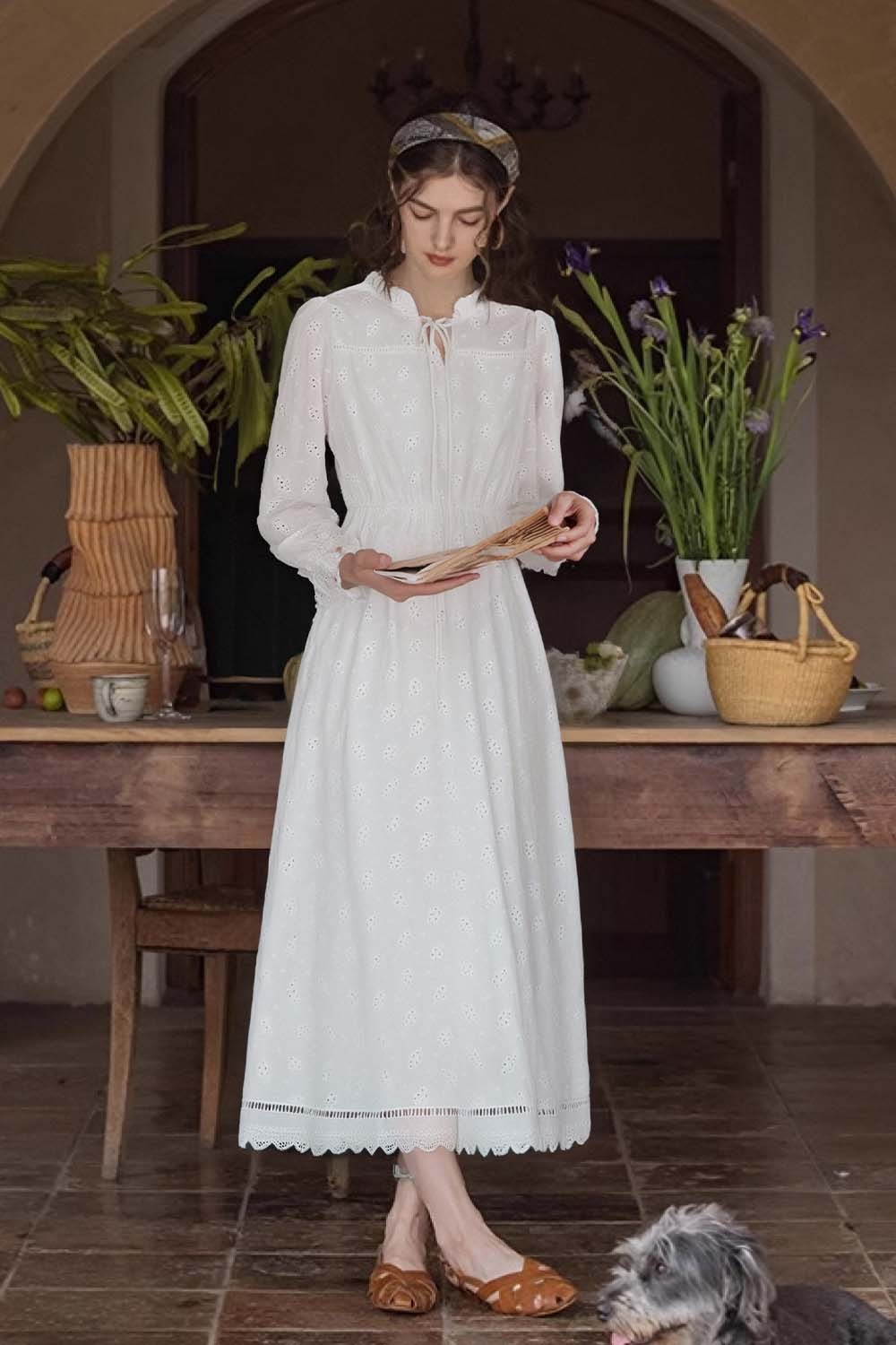 Vacation Embroidered Dress