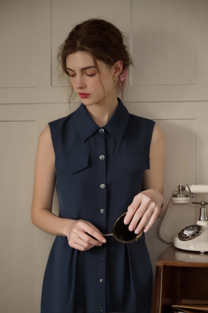 Commuting Simple Straight Dress