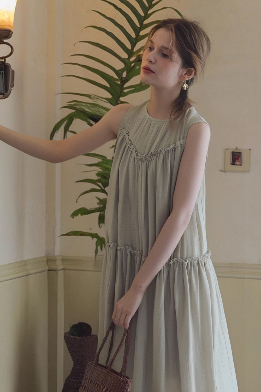 Ruffled Vintage Dress