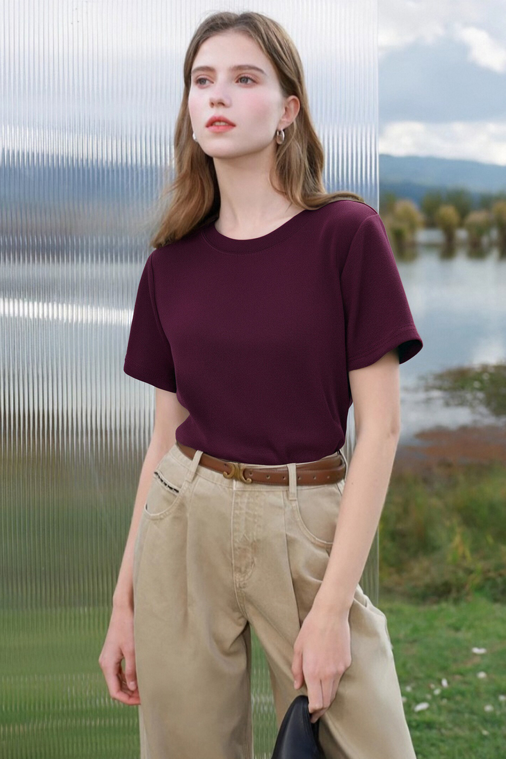 Modern Casual White T-Shirt