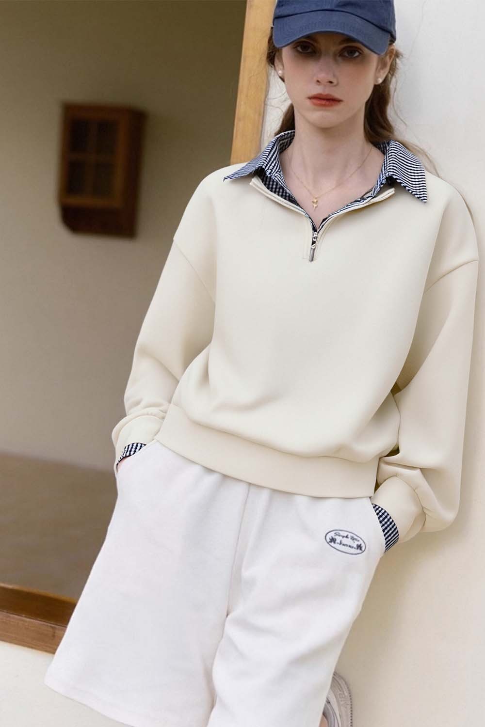 Cotton Two-Piece Sweatshirt
