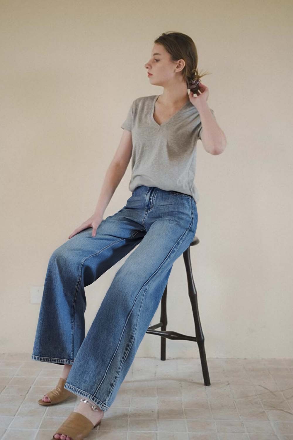 High Waist Wide Leg Jeans