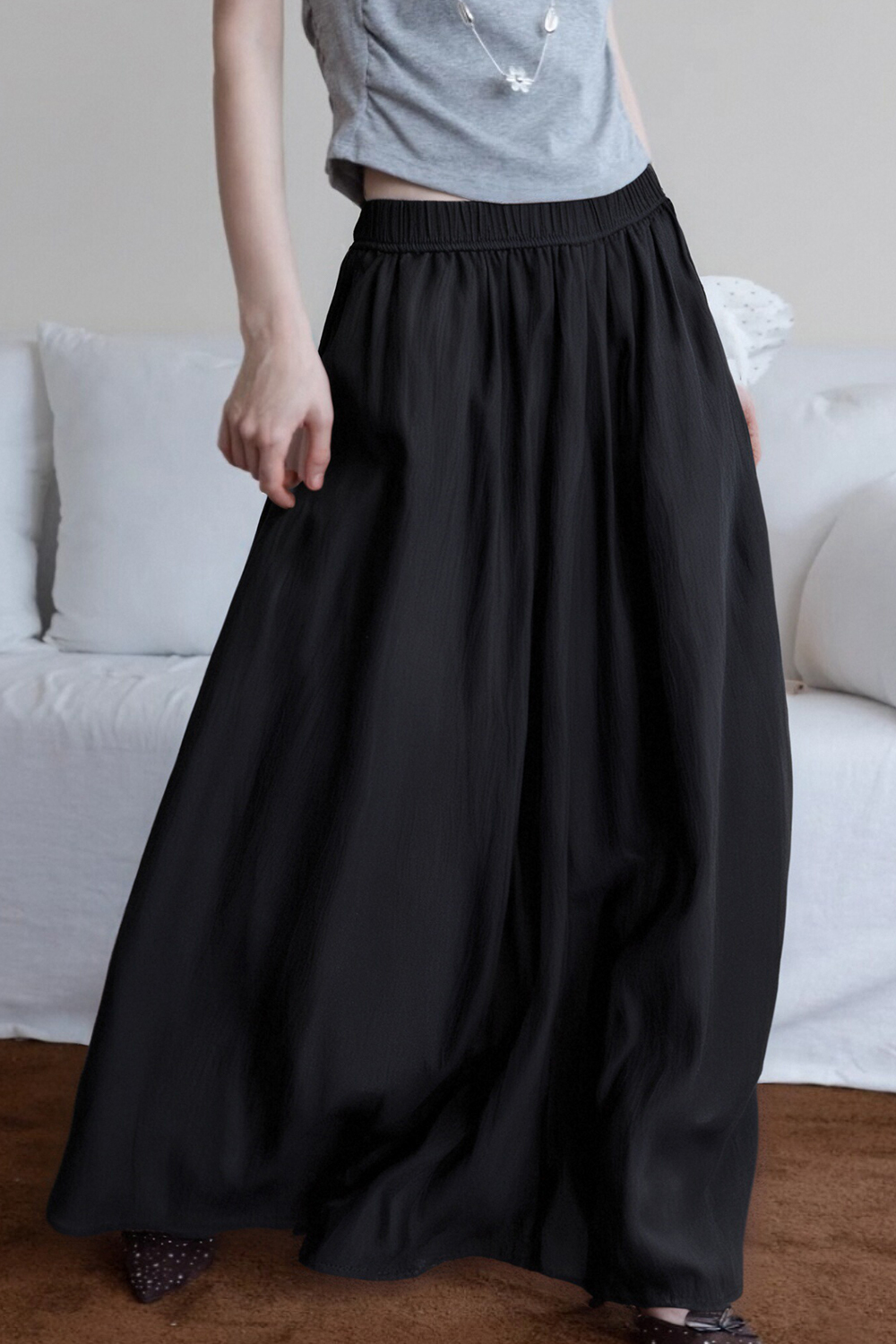 Elegant Three-Layer Skirt