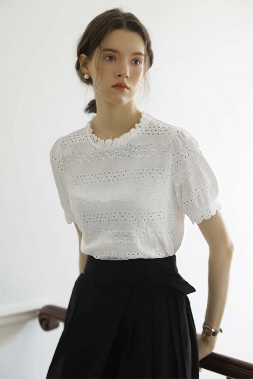 100% Cotton Embroidered Casual Shirt