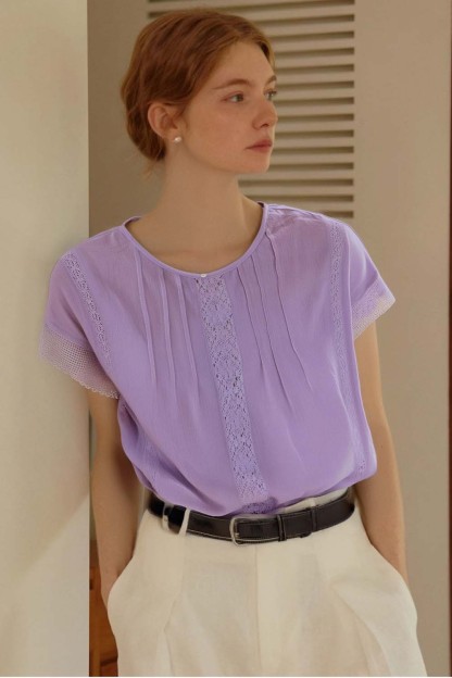Cotton And Linen Blend Loose Shirt