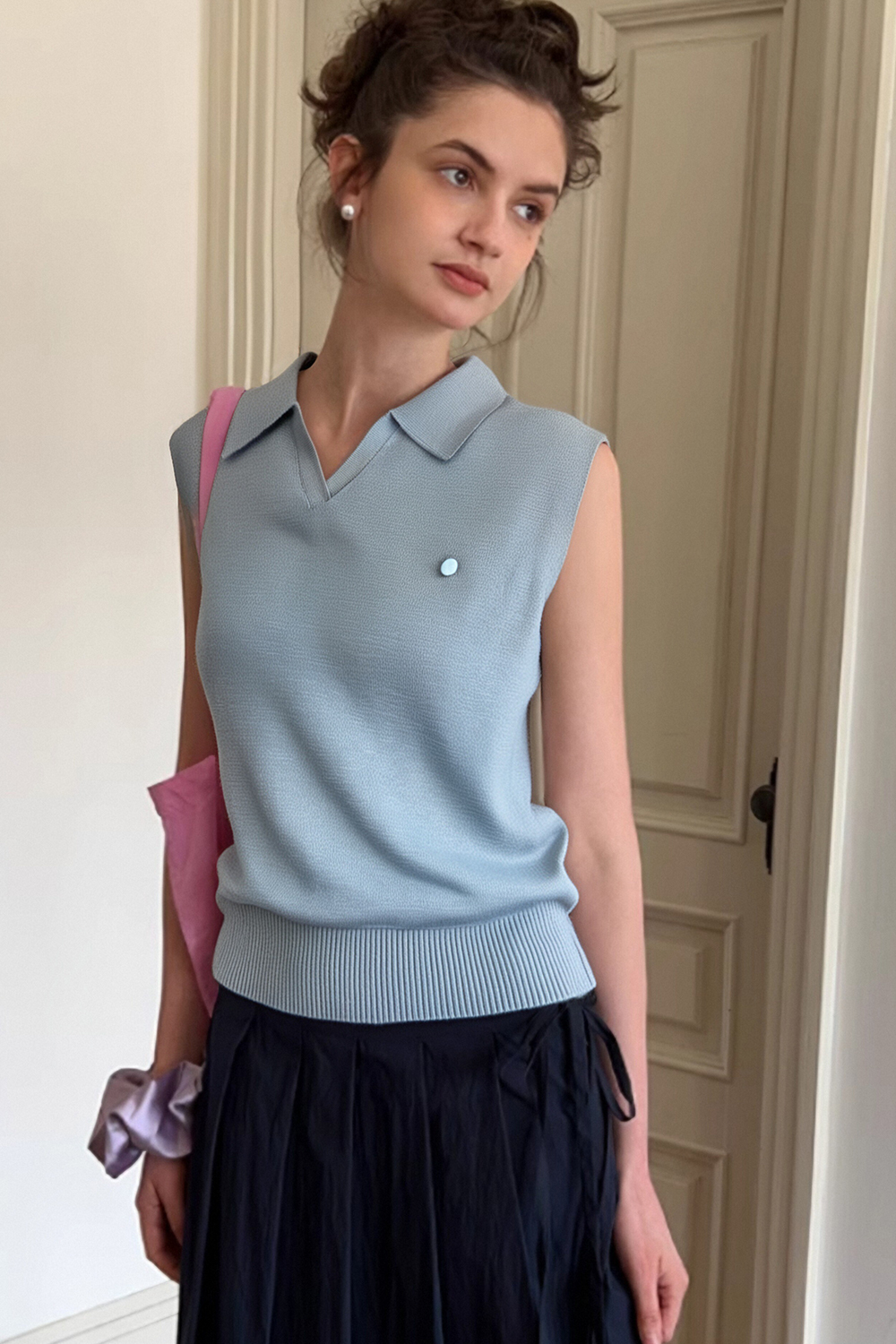 Casual Sleeveless Sweater