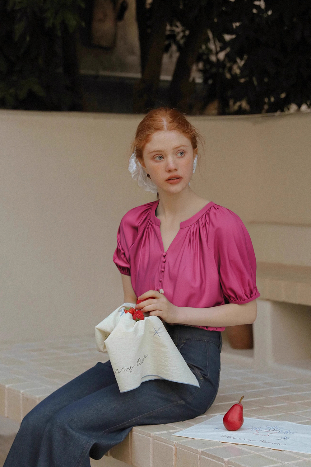 Light And Flowy Solid Color Shirt