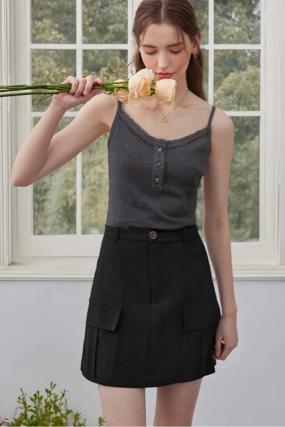 Lace Knitted Suspenders