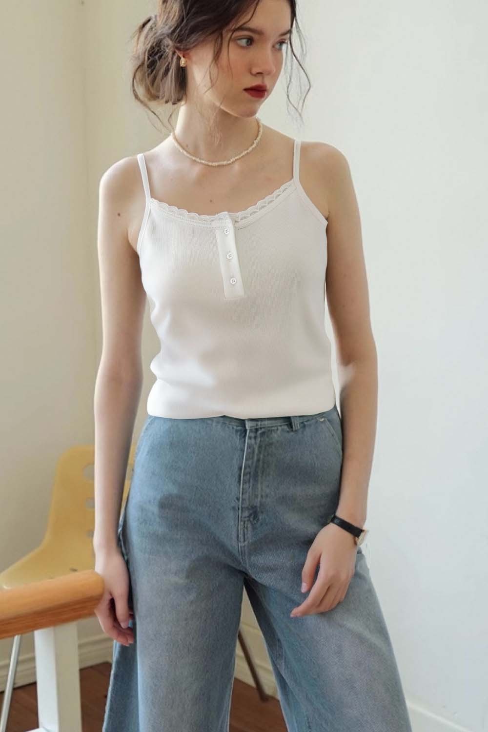 Lace Knitted Suspenders