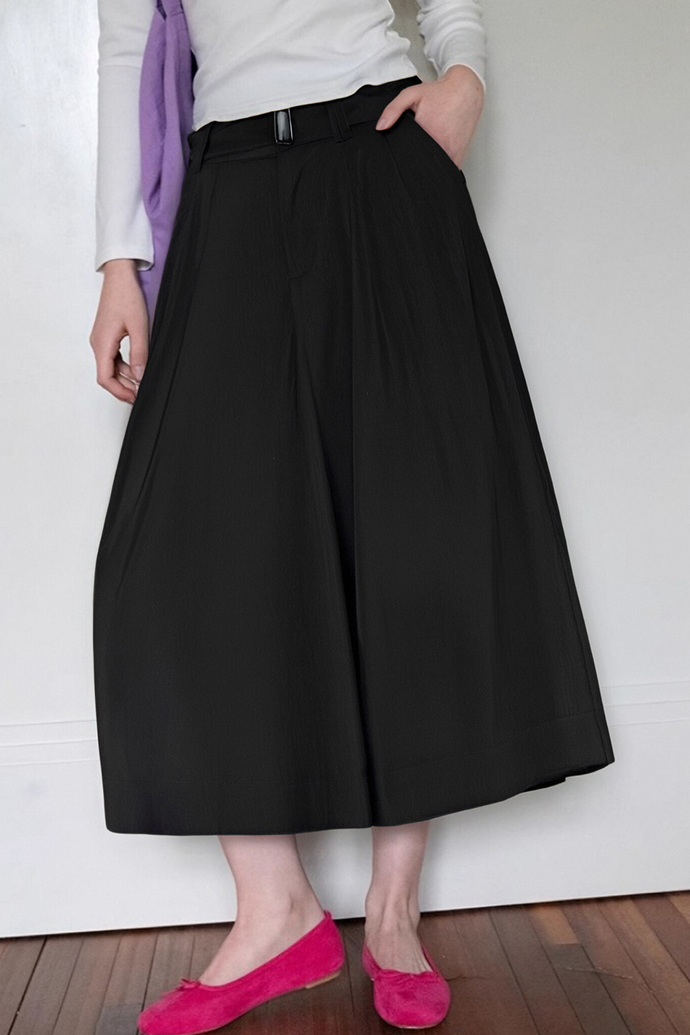 100% Cotton Loose Skirt Pants