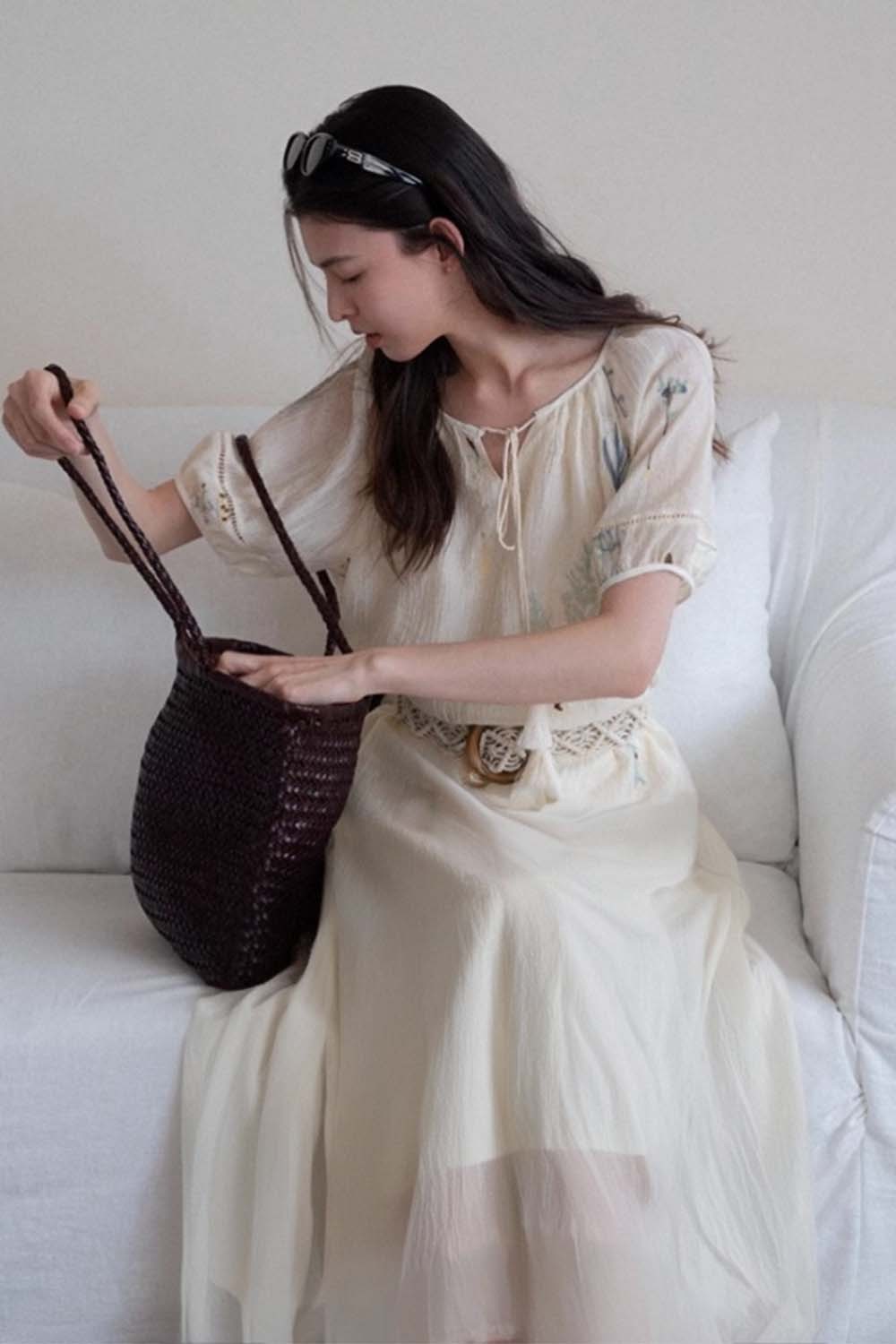 Tencel Ballet Skirt With Long Skirt