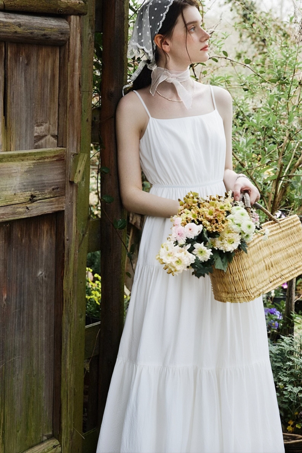Elegant Suspender Dress