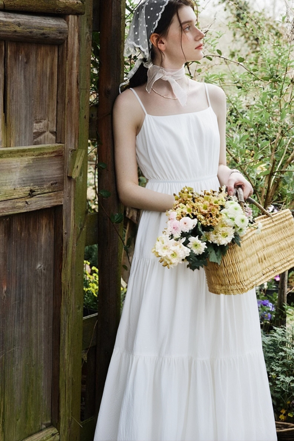 Elegant Suspender Dress