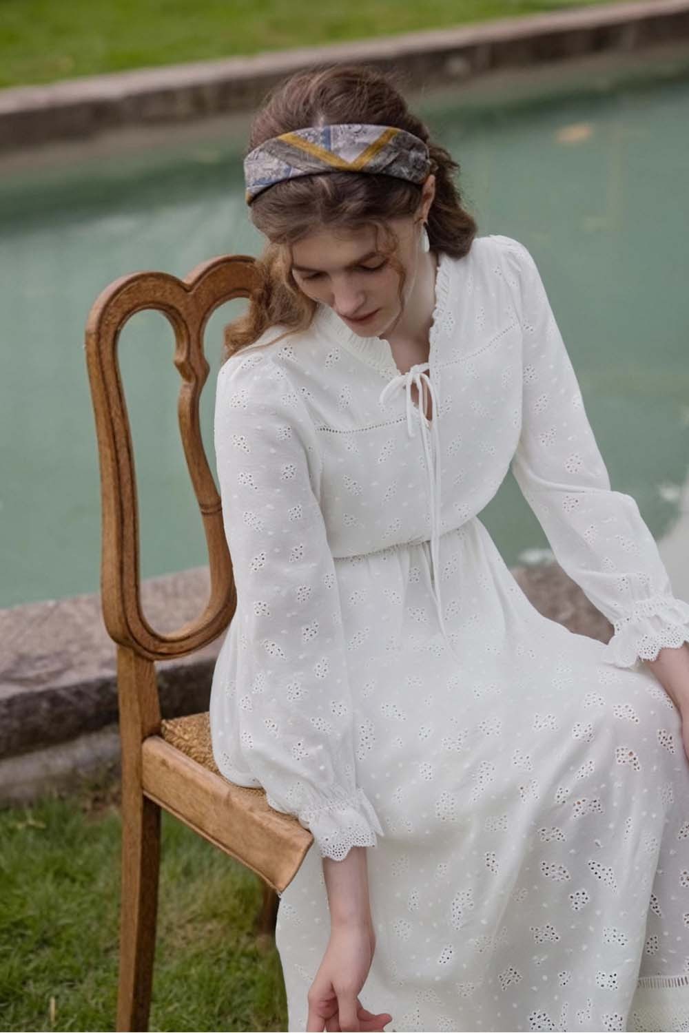 Vacation Embroidered Dress